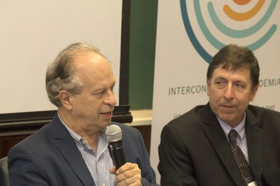 Minister Renato Janine Ribeiro and José Eduardo Krieger