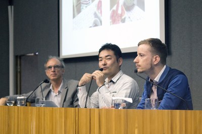 Norihito Nakamichi and Boris Roman Gibhardt introducing themselves - April 22, 2015