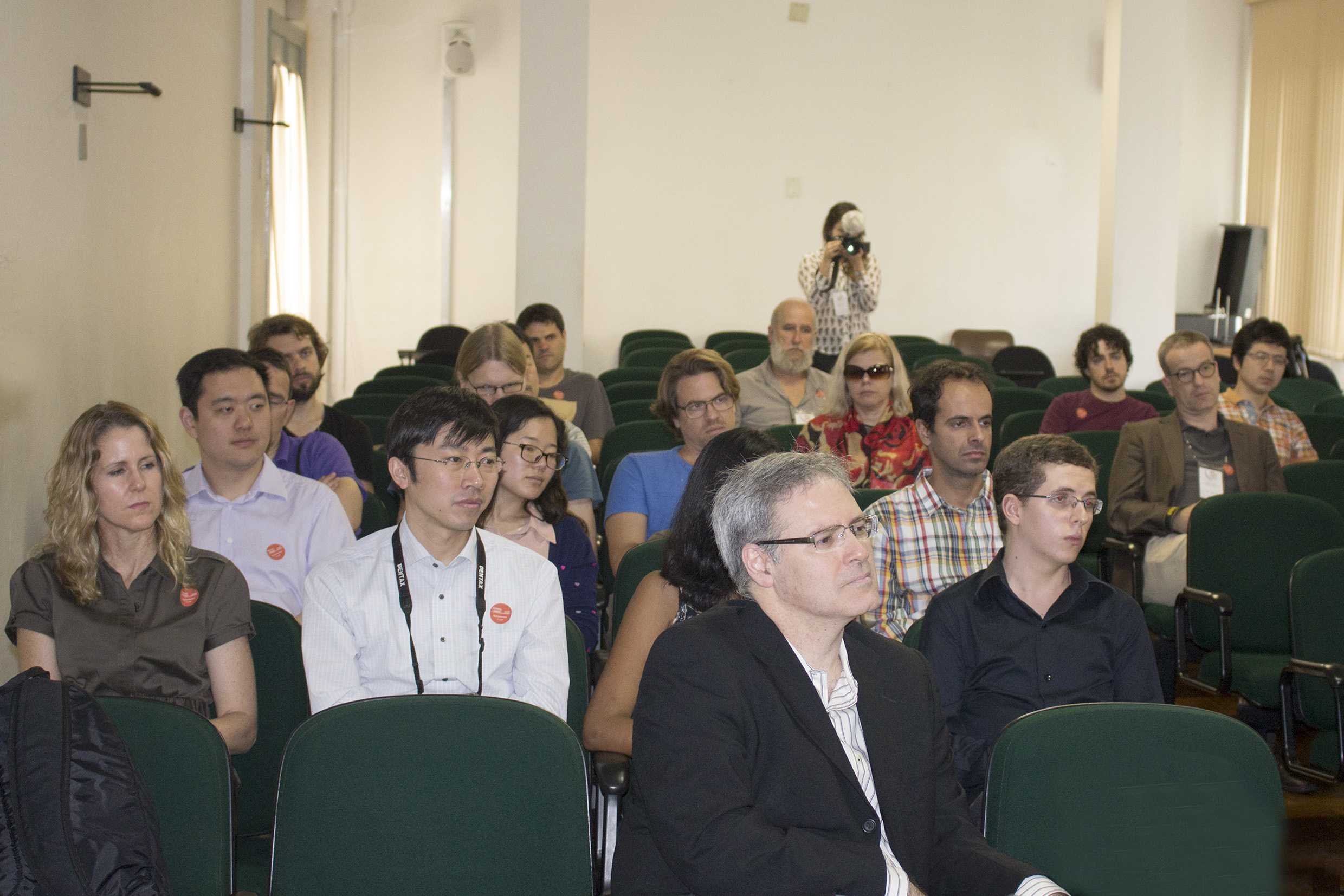 Participants attending the recital